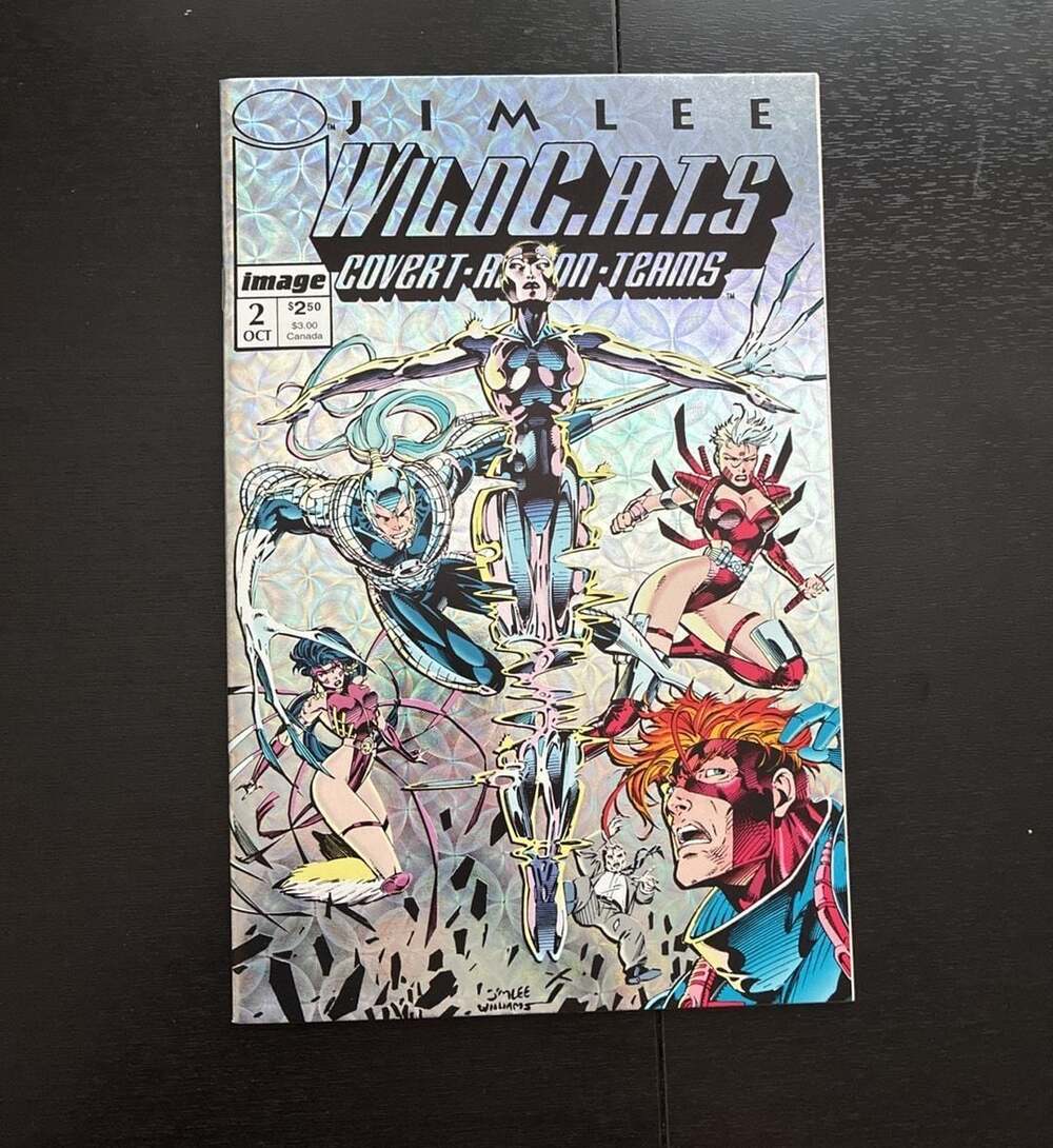 WildC.A.T.s: Covert Action Teams #2 Jim Lee Hologram Cover (Image Comics 1992)
